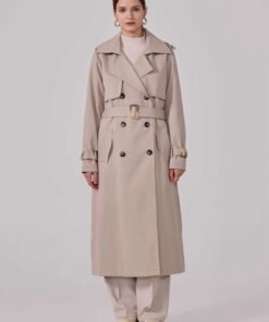 Trench-coat long classique