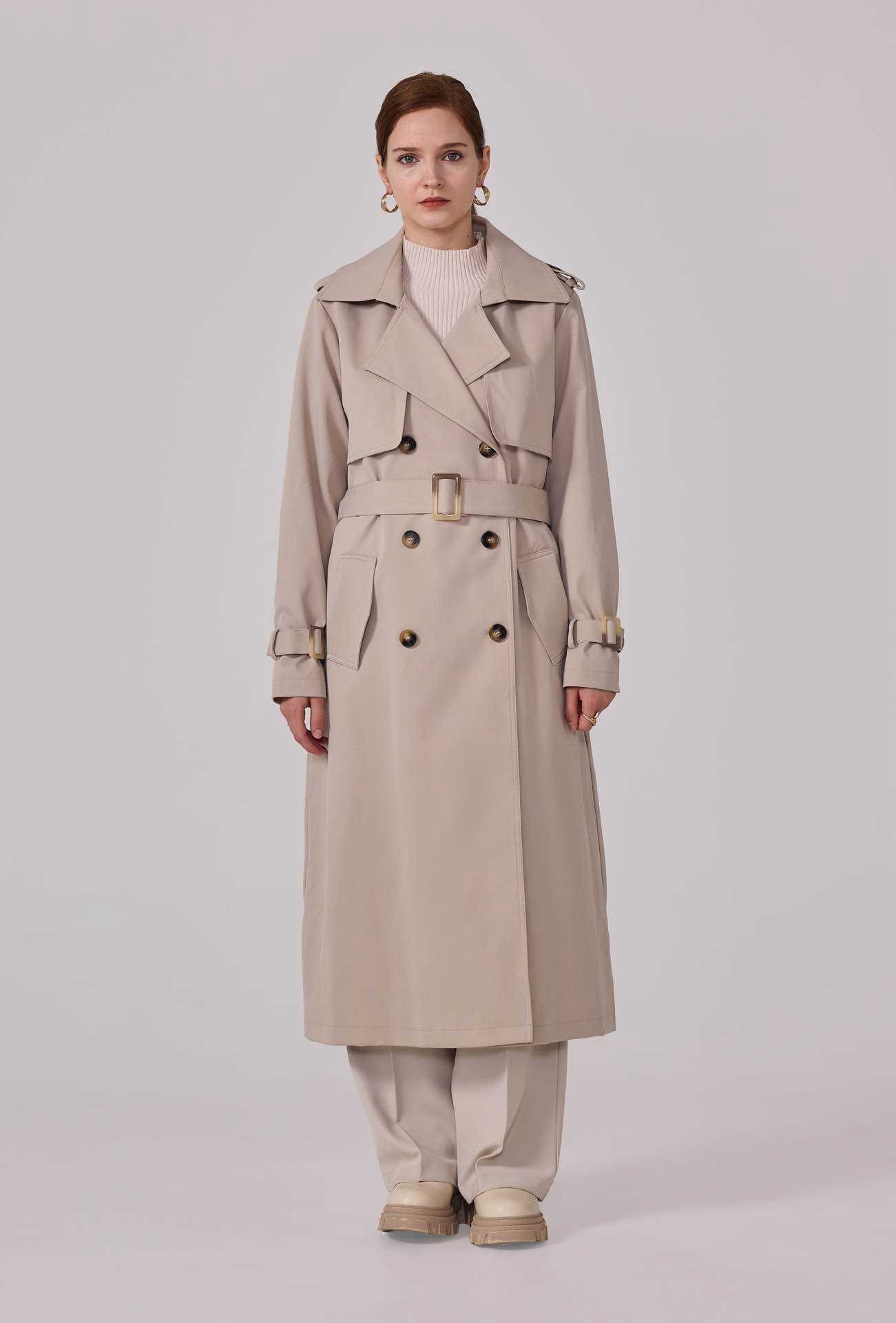 Trench-coat long classique