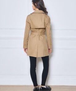 Trench-coat court ceinturé – Image 6