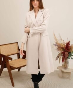 Manteau long esprit blazer – Image 6