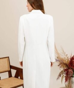 Manteau long esprit blazer – Image 5