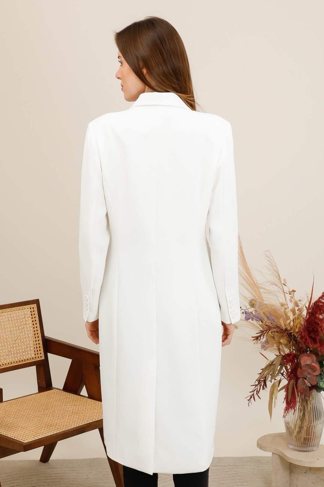 Manteau long esprit blazer – Image 5