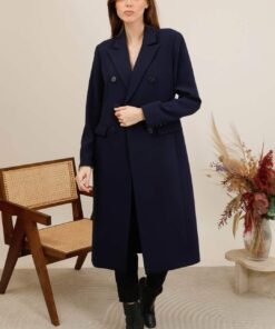Alternative view of Manteau long esprit blazer