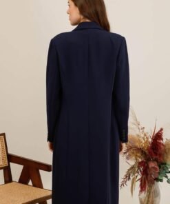 Manteau long esprit blazer – Image 3