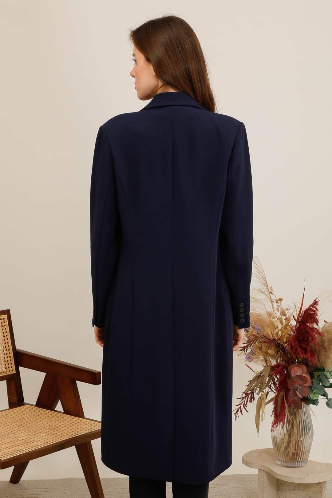 Manteau long esprit blazer – Image 3